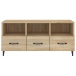 vidaXL Comodă TV, stejar sonoma, 102x35x50 cm, lemn compozit vidaXL Comodă TV, stejar sonoma, 102x35x50 cm, lemn compozit