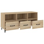 vidaXL Comodă TV, stejar sonoma, 102x35x50 cm, lemn compozit vidaXL Comodă TV, stejar sonoma, 102x35x50 cm, lemn compozit