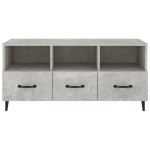 vidaXL Comodă TV, gri beton, 102x35x50 cm, lemn compozit vidaXL Comodă TV, gri beton, 102x35x50 cm, lemn compozit