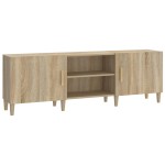 vidaXL Comodă TV, stejar sonoma, 150x30x50 cm, lemn compozit vidaXL Comodă TV, stejar sonoma, 150x30x50 cm, lemn compozit