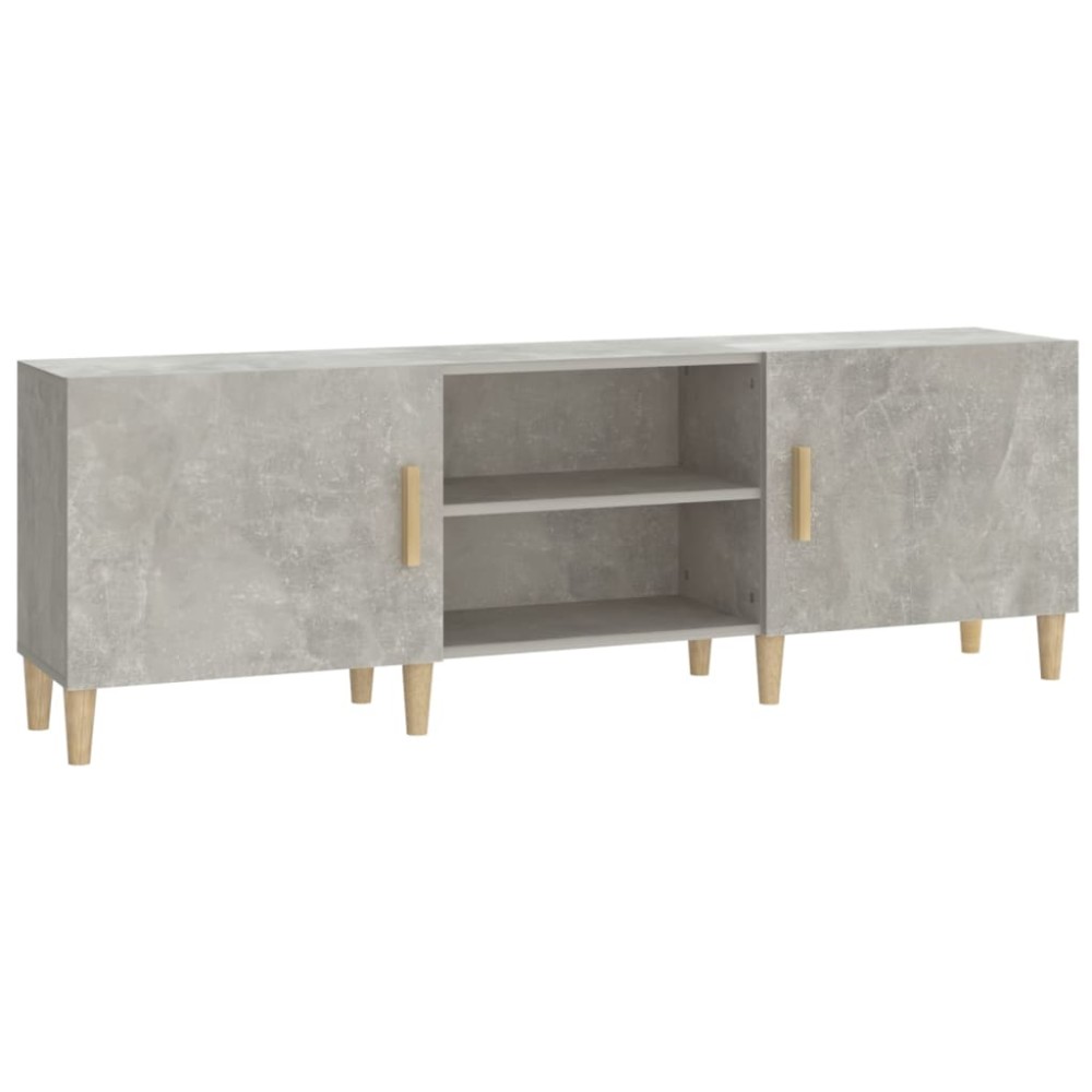 vidaXL Comodă TV, gri beton, 150x30x50 cm, lemn compozit