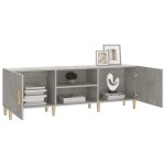 vidaXL Comodă TV, gri beton, 150x30x50 cm, lemn compozit vidaXL Comodă TV, gri beton, 150x30x50 cm, lemn compozit