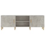 vidaXL Comodă TV, gri beton, 150x30x50 cm, lemn compozit vidaXL Comodă TV, gri beton, 150x30x50 cm, lemn compozit