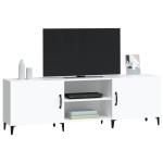 vidaXL Comodă TV, alb, 150x30x50 cm, lemn compozit vidaXL Comodă TV, alb, 150x30x50 cm, lemn compozit