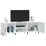 vidaXL Comodă TV, alb, 150x30x50 cm, lemn compozit vidaXL Comodă TV, alb, 150x30x50 cm, lemn compozit