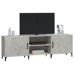 vidaXL Comodă TV, gri beton, 150x30x50 cm, lemn compozit vidaXL Comodă TV, gri beton, 150x30x50 cm, lemn compozit
