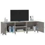 vidaXL Comodă TV, gri beton, 150x30x50 cm, lemn compozit vidaXL Comodă TV, gri beton, 150x30x50 cm, lemn compozit