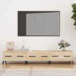 vidaXL Comodă TV, stejar sonoma, 150x34,5x30 cm, lemn prelucrat vidaXL Comodă TV, stejar sonoma, 150x34,5x30 cm, lemn prelucrat
