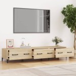 vidaXL Comodă TV, stejar sonoma, 150x34,5x30 cm, lemn prelucrat vidaXL Comodă TV, stejar sonoma, 150x34,5x30 cm, lemn prelucrat