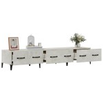 vidaXL Comodă TV, gri beton, 150x34,5x30 cm, lemn prelucrat vidaXL Comodă TV, gri beton, 150x34,5x30 cm, lemn prelucrat