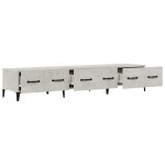 vidaXL Comodă TV, gri beton, 150x34,5x30 cm, lemn prelucrat vidaXL Comodă TV, gri beton, 150x34,5x30 cm, lemn prelucrat
