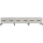 vidaXL Comodă TV, gri beton, 150x34,5x30 cm, lemn prelucrat vidaXL Comodă TV, gri beton, 150x34,5x30 cm, lemn prelucrat