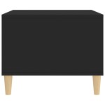 vidaXL Măsuță de cafea, negru, 60x50x40 cm, lemn compozit vidaXL Măsuță de cafea, negru, 60x50x40 cm, lemn compozit