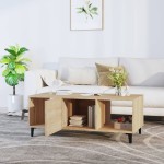 vidaXL Măsuță de cafea, stejar sonoma, 102x50x40 cm, lemn compozit vidaXL Măsuță de cafea, stejar sonoma, 102x50x40 cm, lemn compozit