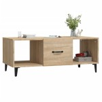 vidaXL Măsuță de cafea, stejar sonoma, 102x50x40 cm, lemn compozit vidaXL Măsuță de cafea, stejar sonoma, 102x50x40 cm, lemn compozit