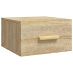 vidaXL Noptiere de perete, 2 buc., stejar sonoma, 35x35x20 cm