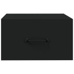 vidaXL Noptiere de perete, 2 buc., negru, 35x35x20 cm