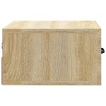 vidaXL Noptieră de perete, stejar sonoma, 35x35x20 cm