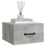 vidaXL Noptieră de perete, gri beton, 35x35x20 cm vidaXL Noptieră de perete, gri beton, 35x35x20 cm