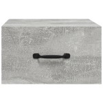 vidaXL Noptieră de perete, gri beton, 35x35x20 cm vidaXL Noptieră de perete, gri beton, 35x35x20 cm