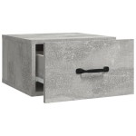 vidaXL Noptieră de perete, gri beton, 35x35x20 cm vidaXL Noptieră de perete, gri beton, 35x35x20 cm