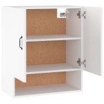 vidaXL Dulap de perete, alb, 60x31x70 cm, lemn prelucrat