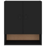vidaXL Dulap de perete, negru, 60x31x70 cm, lemn prelucrat