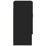 vidaXL Dulap de perete, negru, 60x31x70 cm, lemn prelucrat
