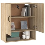 vidaXL Dulap de perete, stejar sonoma, 60x31x70 cm, lemn compozit