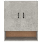 vidaXL Dulap de perete, gri beton, 60x31x70 cm, lemn prelucrat