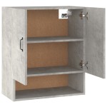 vidaXL Dulap de perete, gri beton, 60x31x70 cm, lemn prelucrat