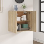 vidaXL Dulap de perete, stejar sonoma, 60x30x60 cm, lemn compozit vidaXL Dulap de perete, stejar sonoma, 60x30x60 cm, lemn compozit