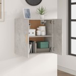 vidaXL Dulap de perete, gri beton, 60x30x60 cm, lemn prelucrat