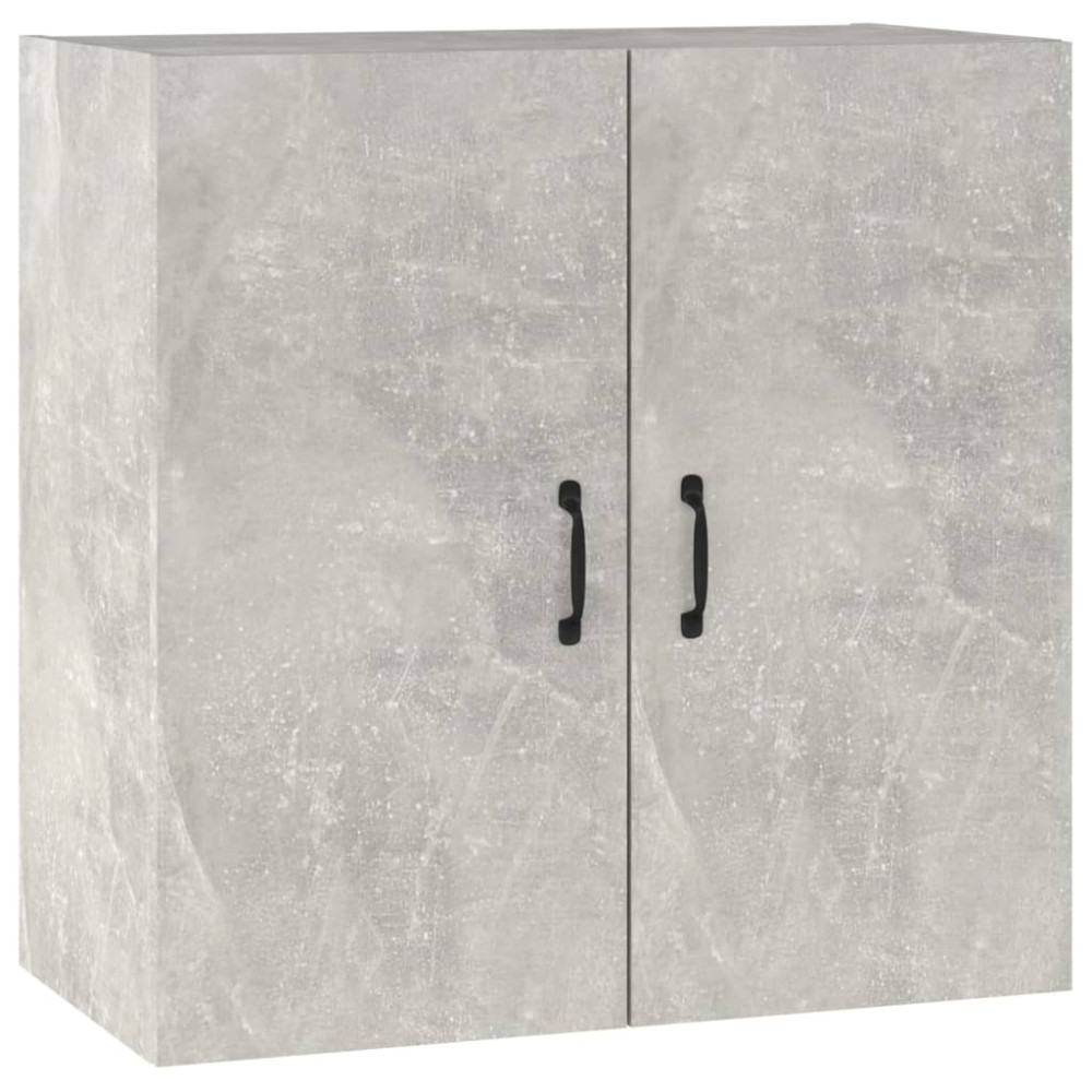 vidaXL Dulap de perete, gri beton, 60x31x60 cm, lemn prelucrat