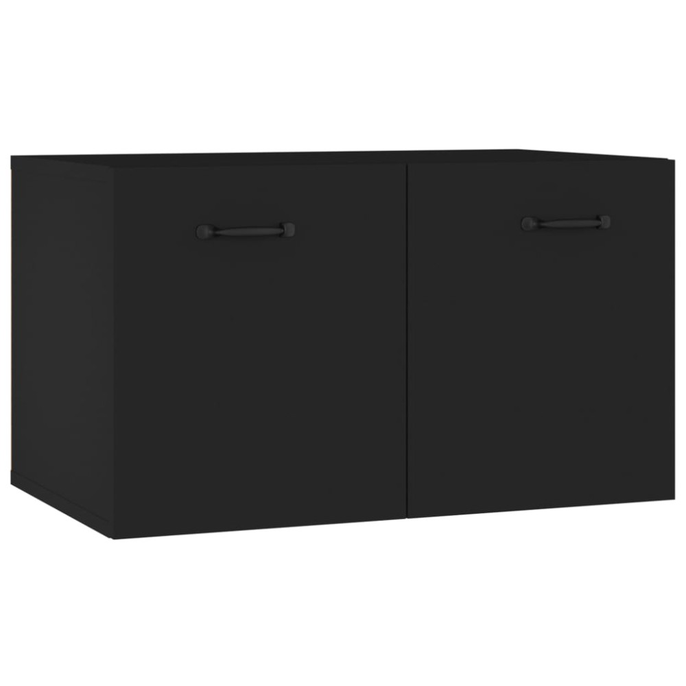 vidaXL Dulap de perete, negru, 60x36,5x35 cm, lemn prelucrat
