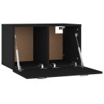 vidaXL Dulap de perete, negru, 60x36,5x35 cm, lemn prelucrat