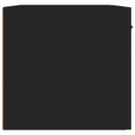 vidaXL Dulap de perete, negru, 60x36,5x35 cm, lemn prelucrat