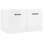 vidaXL Dulap de perete, alb extralucios, 60x36,5x35 cm, lemn compozit vidaXL Dulap de perete, alb extralucios, 60x36,5x35 cm, lemn compozit