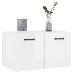 vidaXL Dulap de perete, alb extralucios, 60x36,5x35 cm, lemn compozit vidaXL Dulap de perete, alb extralucios, 60x36,5x35 cm, lemn compozit