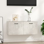 vidaXL Dulap de perete, gri beton, 80x36,5x35 cm, lemn compozit vidaXL Dulap de perete, gri beton, 80x36,5x35 cm, lemn compozit