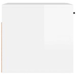 vidaXL Dulap de perete, alb extralucios, 80x36,5x35 cm, lemn compozit vidaXL Dulap de perete, alb extralucios, 80x36,5x35 cm, lemn compozit
