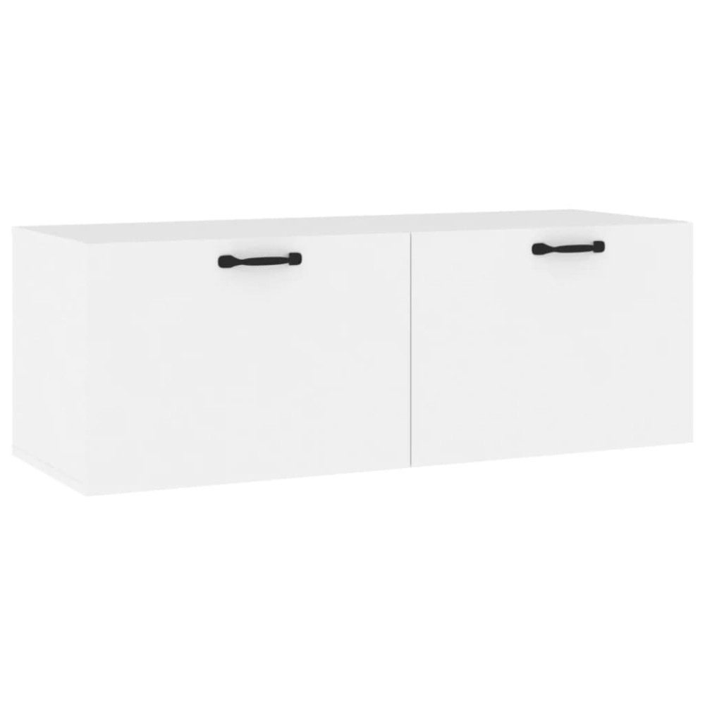 vidaXL Dulap de perete, alb, 100x36,5x35 cm, lemn prelucrat