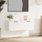 vidaXL Dulap de perete, alb, 100x36,5x35 cm, lemn prelucrat vidaXL Dulap de perete, alb, 100x36,5x35 cm, lemn prelucrat