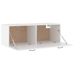 vidaXL Dulap de perete, alb, 100x36,5x35 cm, lemn prelucrat vidaXL Dulap de perete, alb, 100x36,5x35 cm, lemn prelucrat