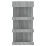 vidaXL Masă bar cu raft de depozitare stejar sonoma gri 100x50x101,5cm vidaXL Masă bar cu raft de depozitare stejar sonoma gri 100x50x101,5cm