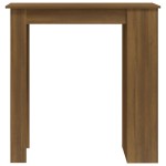 vidaXL Masă de bar cu raft, stejar maro, 102x50x103,5 cm, PAL