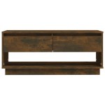 vidaXL Comodă TV, stejar afumat, 102x41x44 cm, PAL vidaXL Comodă TV, stejar afumat, 102x41x44 cm, PAL
