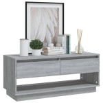 812973 vidaXL TV Cabinet Grey Sonoma 102x41x44 cm Chipboard 812973 vidaXL TV Cabinet Grey Sonoma 102x41x44 cm Chipboard