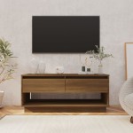 vidaXL Comodă TV, stejar maro, 102x41x44 cm, PAL