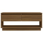 vidaXL Comodă TV, stejar maro, 102x41x44 cm, PAL
